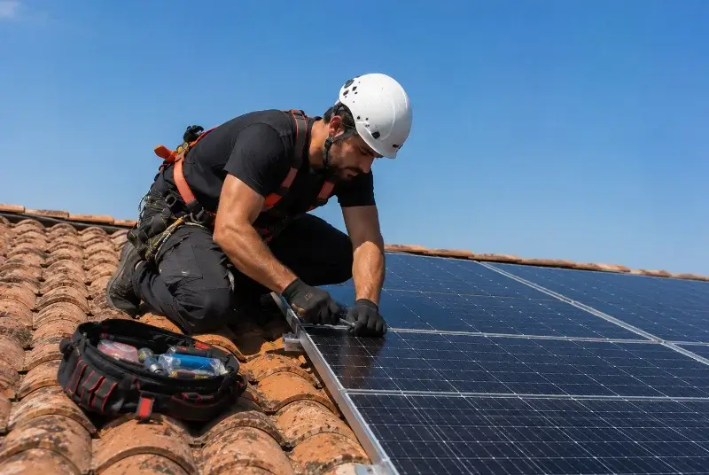 Maintenance et monitoring de panneaux solaires à Seiches-sur-le-Loir